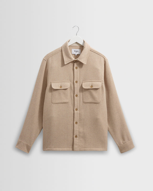 Lomond - Natural Heavy Wool Overshirt