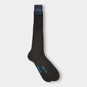 Long Black Cotton Socks