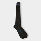 Long Dark Grey Wool Socks