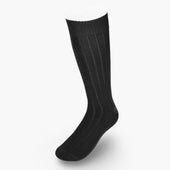 Long Dark Grey Heavy Wool Sport Socks