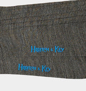 Long Mid Grey Wool Socks