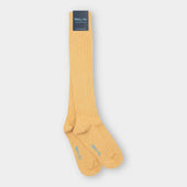 Long Mid Yellow Heavy Wool Sport Socks