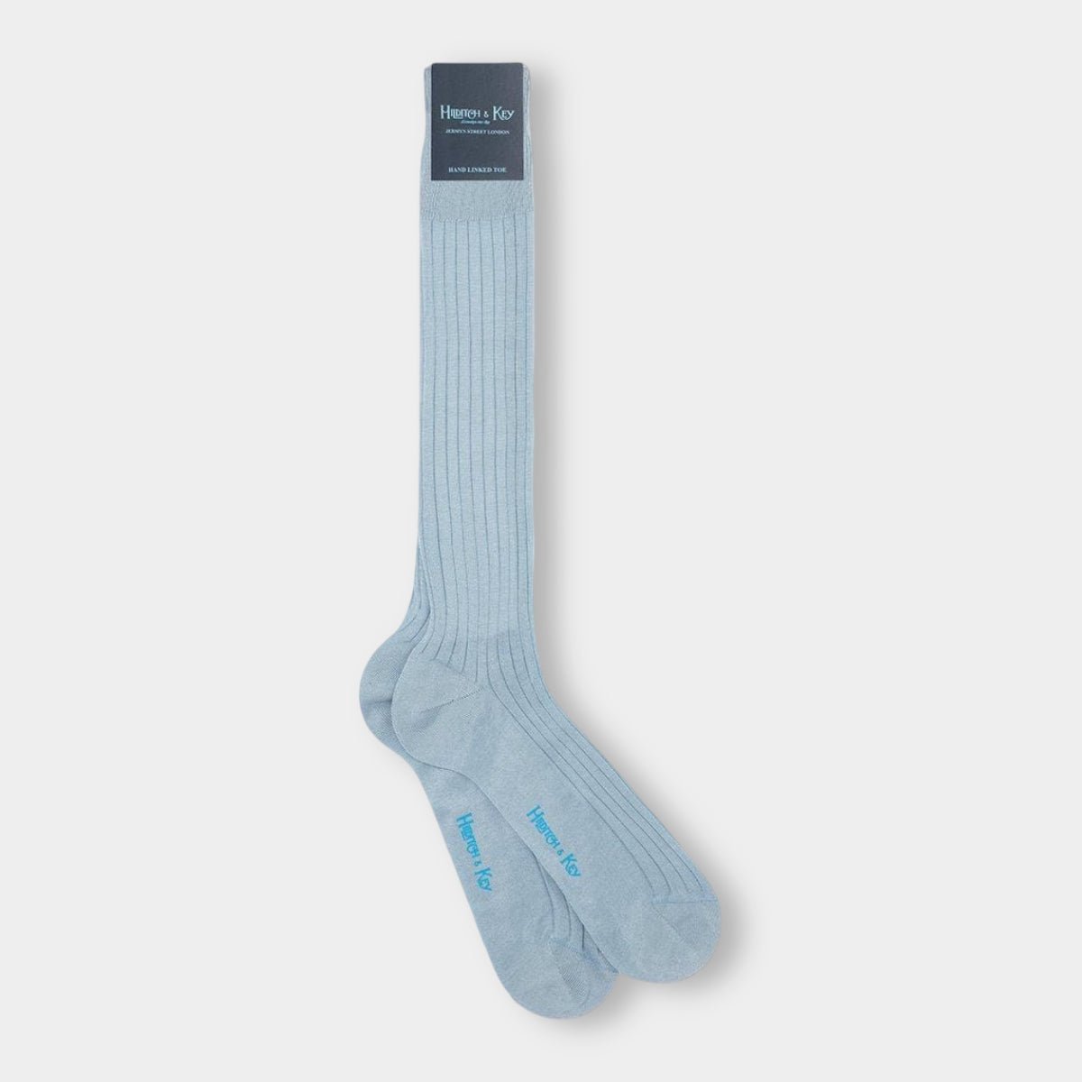 Long Plain Light Cotton Socks