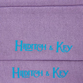 Long Plain Lilac Cotton Socks