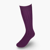 Long Purple Heavy Wool Sport Socks