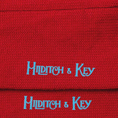 Long Red Heavy Wool Sport Socks
