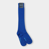 Long Royal Blue Heavy Wool Sport Socks