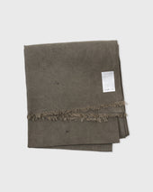 LONG SCARF, BLACK RICE × WALNUT × SUMI INK