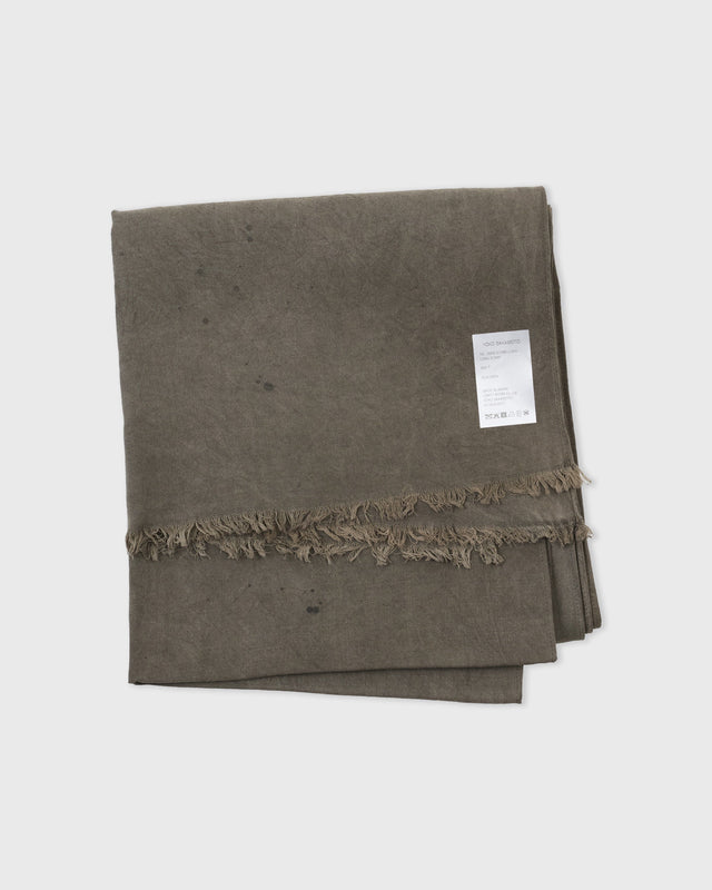 LONG SCARF, BLACK RICE × WALNUT × SUMI INK