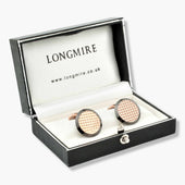 Longmire Reflex 18 Carat Gold Cufflinks