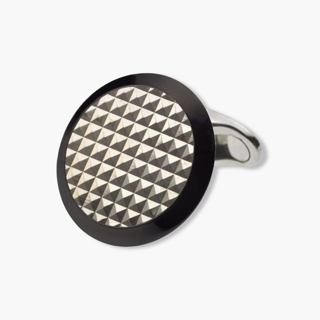 Longmire Reflex 18 Carat White Gold Cufflinks
