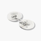 Longmire Sterling Starburst Enamel Cufflinks