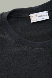 Heavyweight Bamboo Sorona Interlock Long Sleeve Crew Black