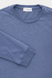 Long Sleeve Heavyweight Bamboo Sorona Jersey Crewneck Costal Fjord