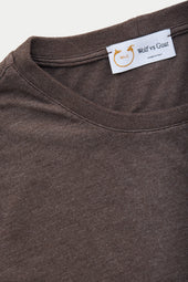 Light Weight Bamboo Sorona Long Sleeve Crew Neck T-Shirt Ganache