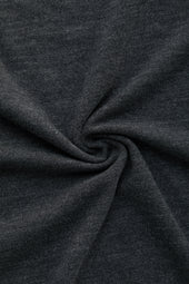Heavyweight Long Sleeve Bamboo Sorona Jersey Crewneck Black