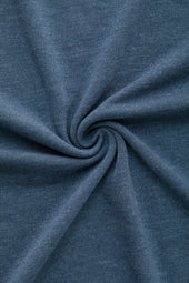 Heavyweight Long Sleeve Bamboo Sorona Jersey Crewneck Navy