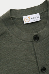 Long Sleeve Wool Knitted Cardigan Alpine