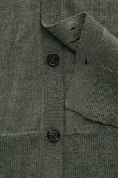 Long Sleeve Wool Knitted Cardigan Alpine
