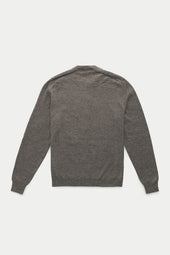 Long Sleeve Wool Knitted Cardigan Salt and Pepper