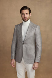 Veste en cachemire et soie