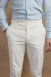 Pantalon En Coton Et Laine