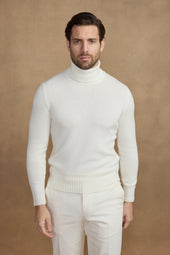 Pull Col Roul En Cachemire