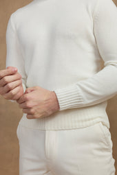 Pull Col Roul En Cachemire