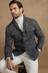 Veste Teba Safari En Laine Et Cachemire