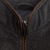 Loro Piana Dark Grey Cashmere Gilet