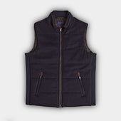Loro Piana Navy Cashmere Gilet