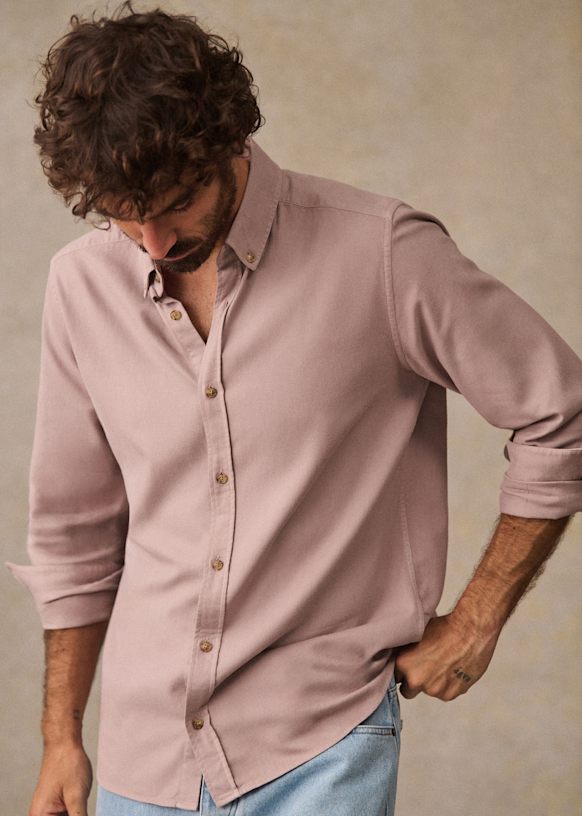 Arist Flanelle Shirt - Vintage Pink