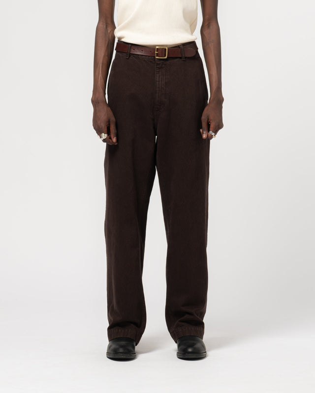 Frisco Chino Color Denim Coffee Brown