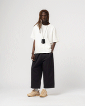 Zen Pants Crispy Cotton Midnight Blue