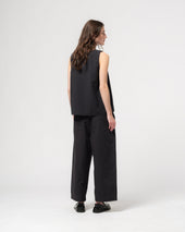 G O D Zen Pants Crispy Cotton Midnight Blue