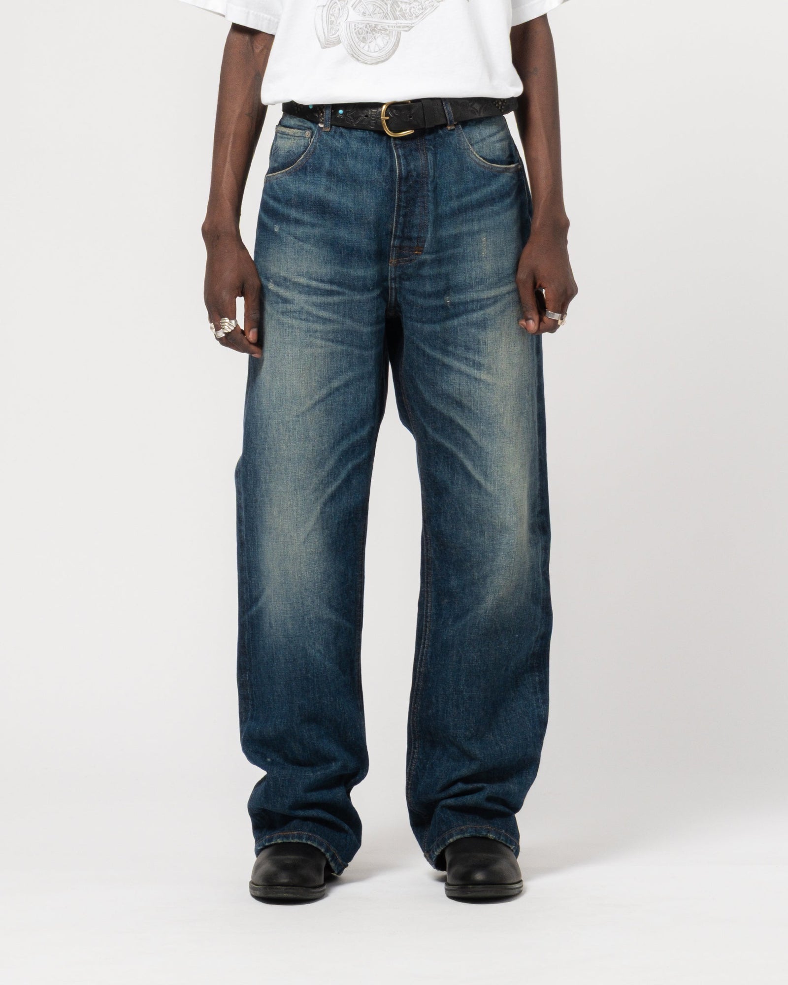 Fit 53 Fl Heavy Selvedge Indigo Worn Out