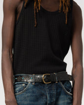 Tank Top Mesh Cotton