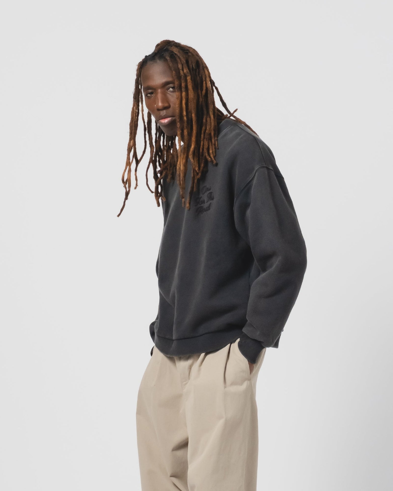Detroit Sweater Basic Fleece Washed