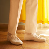 Cotton Pleated Trousers