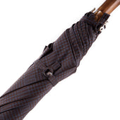 Polished Italian Chestnut Solid Stick Umbrella