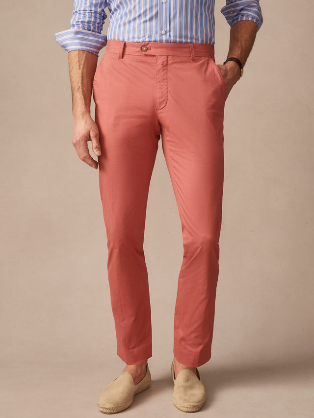 Nantucket_Red Solid Madison Pants | Men's Pants | J.McLaughlin
