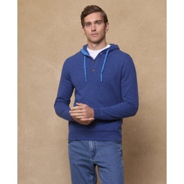 Connor Hoodie Navy with Cobalt Blue Contrast | Magee 1866