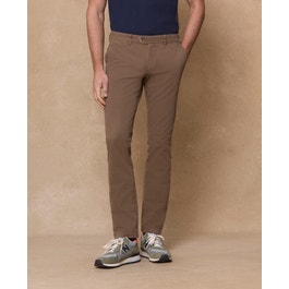 Dungloe Cotton Chino | Brown Men’s Trousers