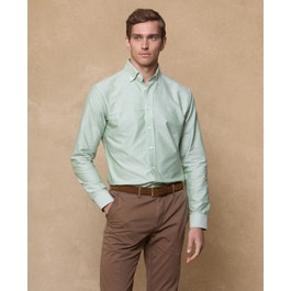 Donard Oxford Shirt Summer Green | Magee 1866
