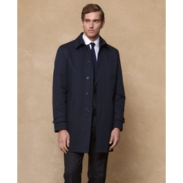 Muckross Mac Raincoat in Navy | Men's |