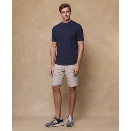 Naran Irish Linen Shorts Natural Beige Classic Fit | Magee 1866