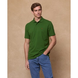 Marfagh Cotton Piqué Polo Shirt - Green | Magee 1866 Heritage