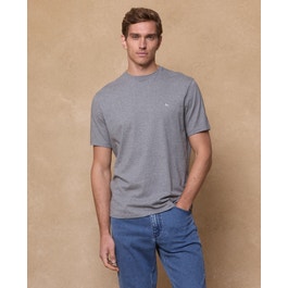 Clogher Cotton T-Shirt - Grey Melange | 100% Premium Cotton