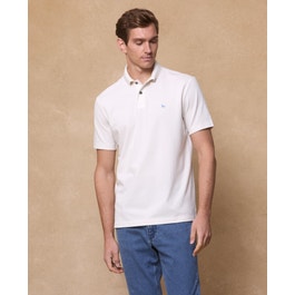 Marfagh Cotton Piqué Polo Shirt - White | Magee 1866 Heritage