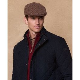 Donegal Cap in Brown Houndstooth | Tweed Flat Caps | Magee 1866